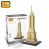 LOZ 1002 Xếp hình kiểu Nanoblock ARCHITECTURE Empire State Quốc Gia đế Quốc 77 khối