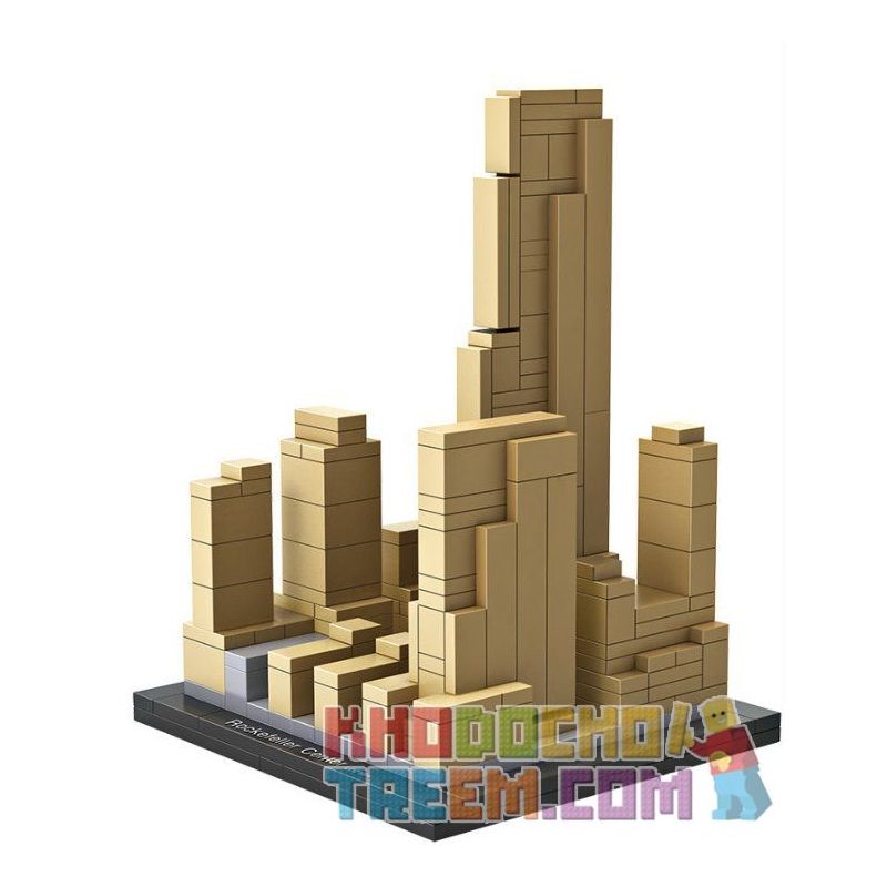 LOZ 1003 Xếp hình kiểu Nanoblock ARCHITECTURE Rockefeller Center Mini Trung Tâm Rockefeller Mini 241 khối