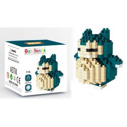 LNO 114 Xếp hình kiểu Nanoblock POKÉMON Snorlax Snorlax 221 khối