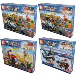 SEMBO SD9350 9350 SD9351 9351 SD9352 9352 SD9353 9353 non  ĐỘI CỨU HỘ bộ đồ chơi xếp lắp ráp ghép mô hình Rescue Team 503 khối