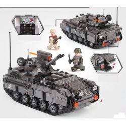 XINGBAO XB-06018 06018 XB06018 non  BỘ XE BỌC THÉP bộ đồ chơi xếp lắp ráp ghép mô hình Across The Battlefield ACROSS THE BATTLEFIELD ARMOURED CEHICLE Băng Qua Chiến Trường 1049 khối