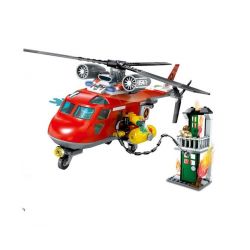 SEMBO SD9547 9547 Xếp hình kiểu  CITY Rescue Helicopter Trực Thăng Cứu Hộ 257 khối
