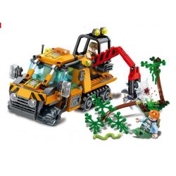SEMBO SD9548 9548 Xếp hình kiểu  CITY Jungle Rescue Car Xe Cứu Hộ Trong Rừng 273 khối