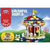 XINGBAO XB-01107 01107 XB01107 non  NGỰA GỖ XOAY VÒNG bộ đồ chơi xếp lắp ráp ghép mô hình Colorful World COLORFUL WORLD MERRY GO ROUND Thế Giới Sắc Màu 343 khối