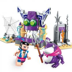 Enlighten 2501 Qman 2501 non  BÚP BÊ HỒ LÔ ANH EM NHÀ CALABASH bộ đồ chơi xếp lắp ráp ghép mô hình Calabash Brothers Anh Em Hồ Lô 131 khối