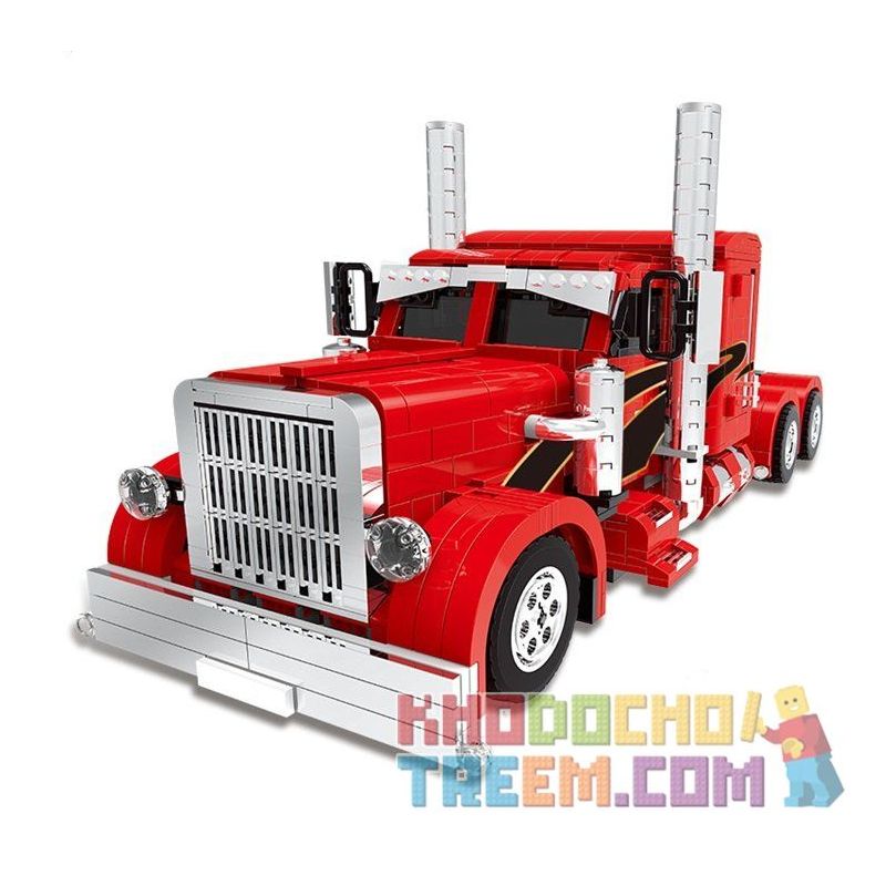 XINGBAO XB-03012 03012 XB03012 non  XE TẢI QUÁI VẬT ĐỎ bộ đồ chơi xếp lắp ráp ghép mô hình Creator DREAM CAR RED MONSTER Sáng Tạo 1505 khối