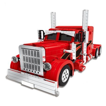 XINGBAO XB-03012 03012 XB03012 non  XE TẢI QUÁI VẬT ĐỎ bộ đồ chơi xếp lắp ráp ghép mô hình Creator DREAM CAR RED MONSTER Sáng Tạo 1505 khối