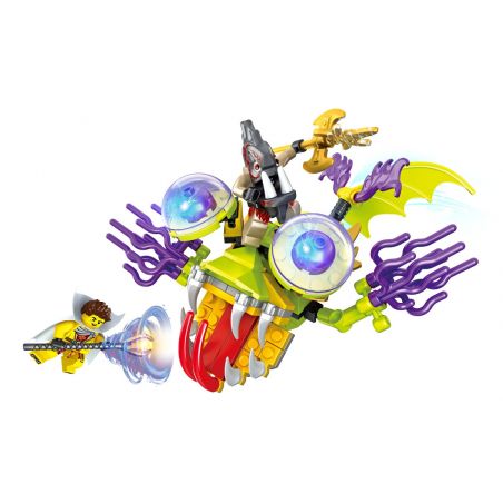 FC BRAND FC3203 3203 Xếp hình kiểu  Big Eyes Monster Fish Cá quái vật mắt to 161 khối