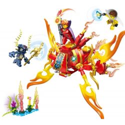 FC BRAND FC3205 3205 Xếp hình kiểu  Flaming Coral Fish Cá san hô rực lửa 247 khối