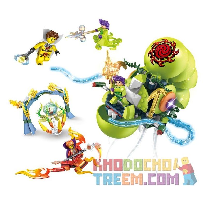 FC BRAND FC3210 3210 Xếp hình kiểu  Battle With Poisonous Gastropod Trận chiến với loài Gastropod độc 361 khối