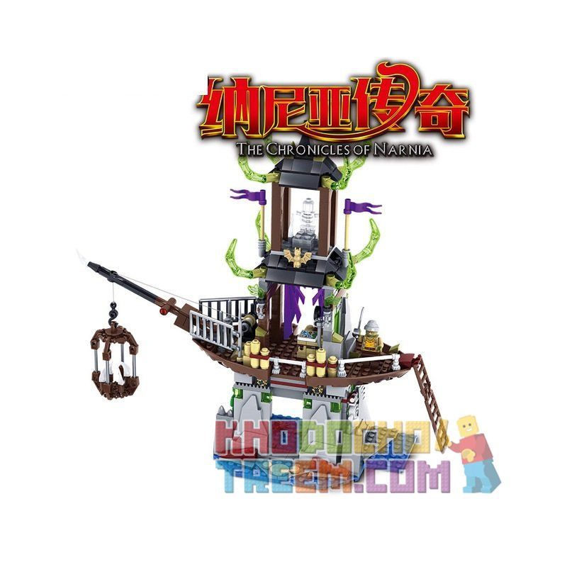 Kazi KY87023 87023 Xếp hình kiểu  THE CHRONICLES OF NARNIA Narnia Legend Pirate Huyền Thoại Cướp Biển Narnia 440 khối