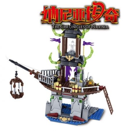 Kazi KY87023 87023 Xếp hình kiểu  THE CHRONICLES OF NARNIA Narnia Legend Pirate Huyền Thoại Cướp Biển Narnia 440 khối