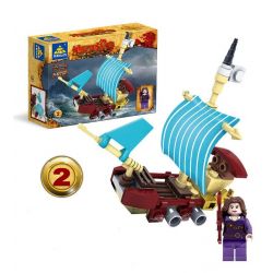 Kazi KY87024 87024 non  NHỮNG GÃ CƯỚP BIỂN TÍ HON VÀ CÁC CON TÀU bộ đồ chơi xếp lắp ráp ghép mô hình The Chronicles Of Narnia Biên Niên Sử Narnia 368 khối