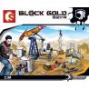 SEMBO 11689 non  CHIẾN BINH QUÂN ĐỘI VÀ HỆ THỐNG RA-DA bộ đồ chơi xếp lắp ráp ghép mô hình Black Gold Cuộc Chiến Vàng Đen 316 khối