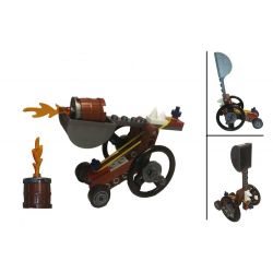 SEMBO 11694 non  XE TĂNG TẤN CÔNG KHU VÀNG TẶC bộ đồ chơi xếp lắp ráp ghép mô hình Black Gold Cuộc Chiến Vàng Đen 438 khối