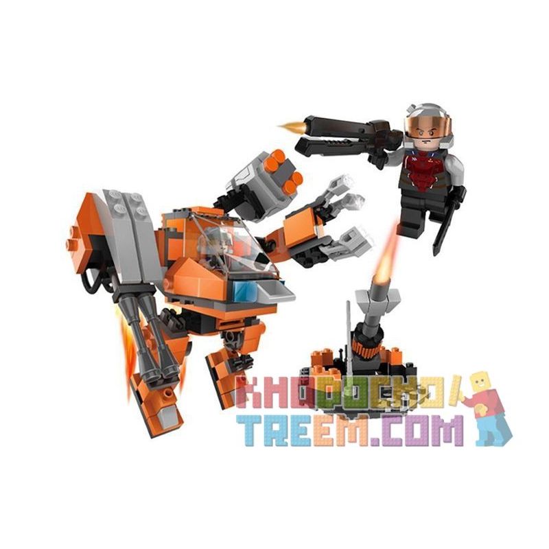 GUDI 8224 non  CẦN DỊCH bộ đồ chơi xếp lắp ráp ghép mô hình Earth Border Biến Giới Trái Đất 183 khối