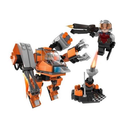 GUDI 8224 non  CẦN DỊCH bộ đồ chơi xếp lắp ráp ghép mô hình Earth Border Biến Giới Trái Đất 183 khối