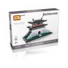 LOZ 1009 Xếp hình kiểu Nanoblock ARCHITECTURE Sungnyemun Gate Cổng Sungnyemun 325 khối