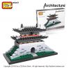 LOZ 1009 Xếp hình kiểu Nanoblock ARCHITECTURE Sungnyemun Gate Cổng Sungnyemun 325 khối