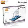 LOZ 1020 Xếp hình kiểu Nanoblock ARCHITECTURE Merlion Park Công Viên Sư Tử Biển 367 khối