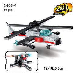 Enlighten 1406 Qman 1406 non  TÀU SÂN BAY 8 TRONG 1 bộ đồ chơi xếp lắp ráp ghép mô hình Transformers COMBAT ZONES SERIES 航母战舰 Robot Đại Chiến Người Máy Biến Hình 643 khối