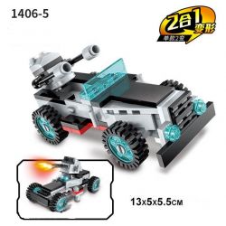 Enlighten 1406 Qman 1406 non  TÀU SÂN BAY 8 TRONG 1 bộ đồ chơi xếp lắp ráp ghép mô hình Transformers COMBAT ZONES SERIES 航母战舰 Robot Đại Chiến Người Máy Biến Hình 643 khối