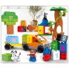 HYSTOYS HONGYUANSHENG AOLEDUOTOYS GM-5033 5033 GM5033 Xếp hình kiểu    Learning Paradise Thiên đường Học Tập 47 khối