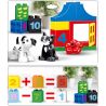 HYSTOYS HONGYUANSHENG AOLEDUOTOYS GM-5033 5033 GM5033 Xếp hình kiểu    Learning Paradise Thiên đường Học Tập 47 khối