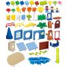 HYSTOYS HONGYUANSHENG AOLEDUOTOYS GM-5020 5020 GM5020 Xếp hình kiểu    Happy Family Ngôi Nhà Vui Vẻ Có Bàn 99 khối