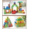 HYSTOYS HONGYUANSHENG AOLEDUOTOYS GM-5009 5009 GM5009 Xếp hình kiểu    Learning Alphabet Học Bảng Chữ Cái 108 khối