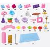 HYSTOYS HONGYUANSHENG AOLEDUOTOYS GM-5003 5003 GM5003 Xếp hình kiểu    Happy Princess Công Chúa Vui Vẻ 100 khối