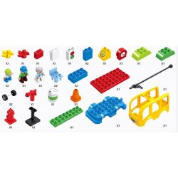 HUIMEI STAR CITY XING DOU CHENG HM070 Xếp hình kiểu    Small Bus Station Nhà Chờ Xe Bus 29 khối