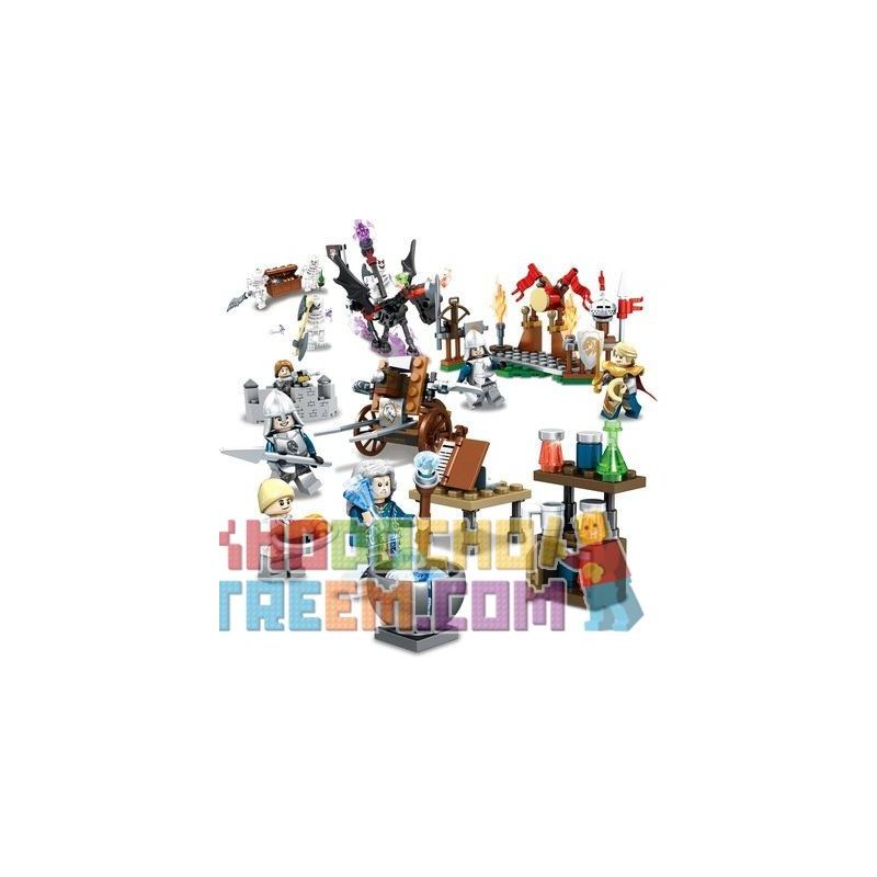 SEMBO SD3051 3051 Xếp hình kiểu  CHRONICLES OF THE GHOSTLY TRIBE Ghost Tribal Series Tuyển Tập Bộ Lạc Ma Quái 283 khối