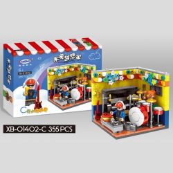 XINGBAO XB-01402 01402 XB01402 non  6 CĂN PHÒNG LÀM VIỆC bộ đồ chơi xếp lắp ráp ghép mô hình Creator FUTURE DREAMERS Sáng Tạo 2180 khối