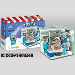 XINGBAO XB-01402 01402 XB01402 non  6 CĂN PHÒNG LÀM VIỆC bộ đồ chơi xếp lắp ráp ghép mô hình Creator FUTURE DREAMERS Sáng Tạo 2180 khối