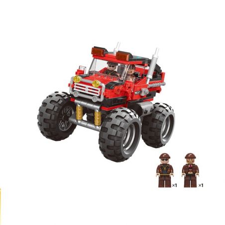 XINGBAO XB-03025 03025 XB03025 non  XE SUV VƯỢT ĐỊA HÌNH BÁNH LỚN bộ đồ chơi xếp lắp ráp ghép mô hình Creator SUPER OFFROAD ADVENTURE Sáng Tạo 371 khối