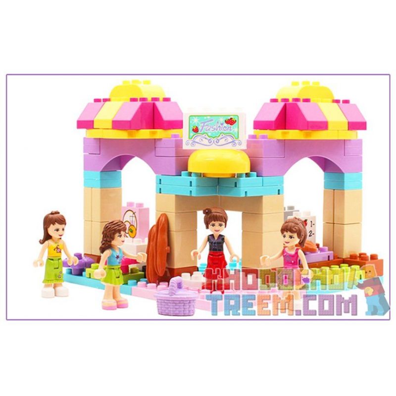  Xếp hình kiểu  Happy Grocery Store With Girls Tiệm Tạp Hóa Vui Nhộn Của Các Cô Gái 95 khối