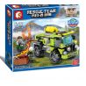 SEMBO SD9550 9550 non  XE TẢI CỨU HỘ bộ đồ chơi xếp lắp ráp ghép mô hình Rescue Team Đội Cứu Hộ 242 khối