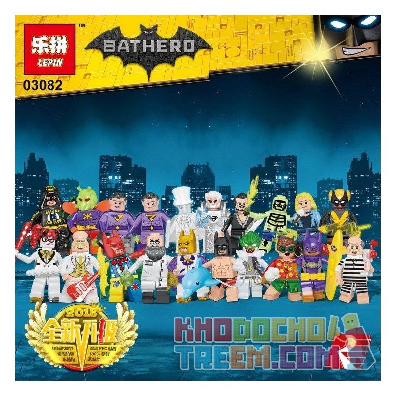 NOT   ARE FAMILY HARLEY QUINN 71020 LEPIN 03082 xếp lắp ráp ghép mô hình CÁC NHÂN VẬT PHIM NGƯỜI DƠI BẠN BÈ LÀ GIA ĐÌNH HARLEY QUINN Collectable Minifigures Búp Bê Sưu Tầm 7 khối