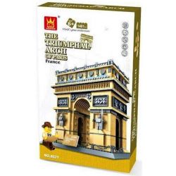 PINXING PX.441 .441 WANGE DR.LUCK 8021 5223 non  CỔNG KHẢI HOÀN MÔN bộ đồ chơi xếp lắp ráp ghép mô hình Mini Modular THE TRIUMPHAL ARCH OF PARIS Đường Phố Thu Nhỏ 1401 khối