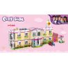 XINGBAO XB-12001 12001 XB12001 non  TRƯỜNG HỌC bộ đồ chơi xếp lắp ráp ghép mô hình City Girl CITYGIRL HAPPY UNIVERSITY Thành Phố Con Gái 1750 khối