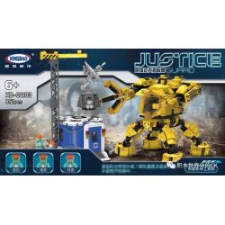 XINGBAO XB-02103 02103 XB02103 non  NGƯỜI MÁY CÔNG LÝ MECHS bộ đồ chơi xếp lắp ráp ghép mô hình Justice Guard Cảnh Sát Bảo Vệ Hòa Bình 851 khối