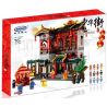 XINGBAO XB-01003 01003 XB01003 non  KỸ VIỆN LẦU XANH bộ đồ chơi xếp lắp ráp ghép mô hình Chinatown CHINA TOWN YIHONG BROTHEL Khu Phố Tàu 3320 khối