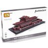 LOZ 1018 Xếp hình kiểu Nanoblock ARCHITECTURE Robie House Nhà Robie 2115 khối