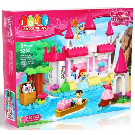  Xếp hình kiểu  Having Yatch With Sofia Princess And Amber Chuyến Du Ngoạn Của Công Chúa Sofia Và Công Chúa Amber 110 khối