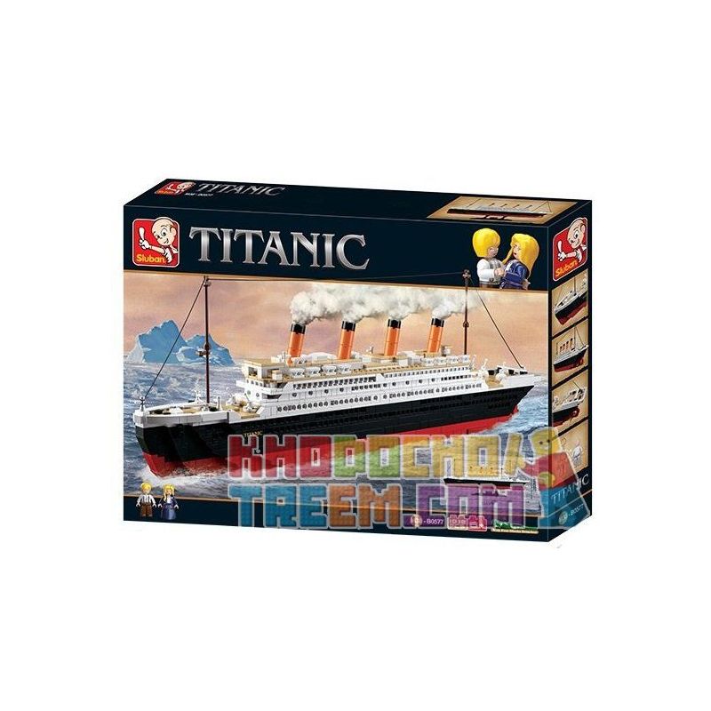SLUBAN M38-B0577 B0577 0577 M38B0577 38-B0577 SUSENGO 0577 non  TÀU TITANIC bộ đồ chơi xếp lắp ráp ghép mô hình Creator Sáng Tạo 1021 khối