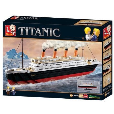 SLUBAN M38-B0577 B0577 0577 M38B0577 38-B0577 SUSENGO 0577 non  TÀU TITANIC bộ đồ chơi xếp lắp ráp ghép mô hình Creator Sáng Tạo 1021 khối