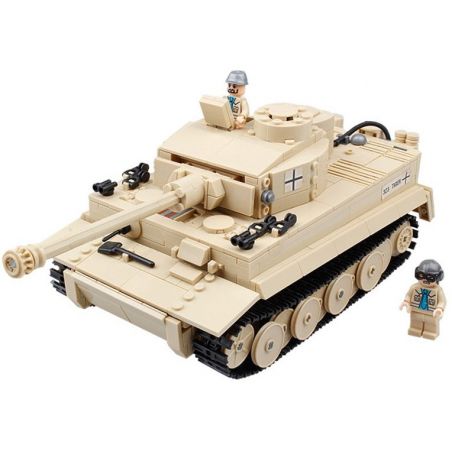 Kazi KY82011 82011 non  XE TĂNG ĐỨC CON HỔ bộ đồ chơi xếp lắp ráp ghép mô hình Century Military CENTURY MILITARY TIGER Quân Đội Thế Kỷ 995 khối