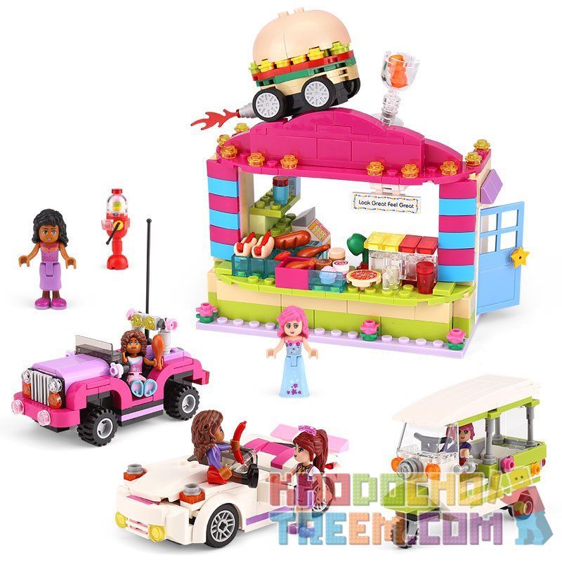 XINGBAO XB-12012 12012 XB12012 non  CỬA HÀNG TIỆN LỢI Ở TRƯỜNG HỌC bộ đồ chơi xếp lắp ráp ghép mô hình City Girl CITYGIRL SNACK BREAK Thành Phố Con Gái 734 khối