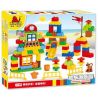 HYSTOYS HONGYUANSHENG AOLEDUOTOYS GM-5029 5029 GM5029 HG-1283 1283 HG1283 Xếp hình kiểu    Learning Paradise Thiên đường Học Tập gồm 2 hộp nhỏ 112 khối